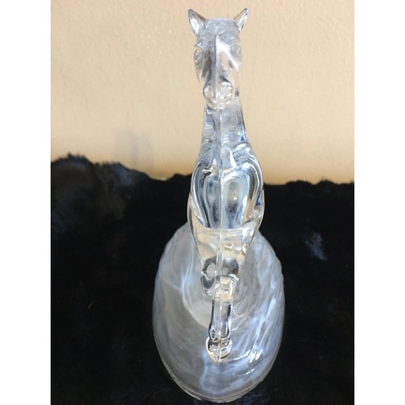 RCR Crystal Horse Animal Rearing Clear Crystal Glass Excellent Condition - Picture 3 of 5